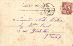 CPA Pornic Le Chateau cote de la Mer