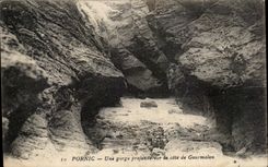 CPA Pornic Une gorge profonde sur la cote de Gourmalon