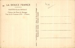 CPA Nantes Castle of the Dukes of Brittany Tower of the Crown Gold Entrance