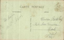 CPA Saint Brevin Pines Interior of Church Retable of the XVII E century