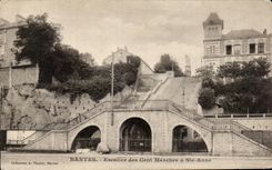 CPA Nantes Escalier of the Hundred Markets has Anne