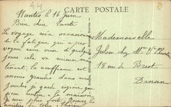 CPA Nantes the Well Of the Castle