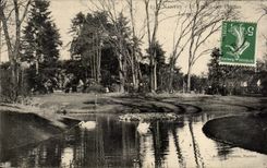 CPA Nantes the botanical garden the small pond