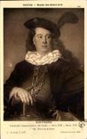 CPA Nantes Museum of Beautiful arts Vanloo Portrait actor