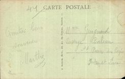 CPA Nantes Ditches and Three Tours of the Castle of the Duchess Anne