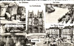 CPA Nantes the Botanical garden the Royal Place