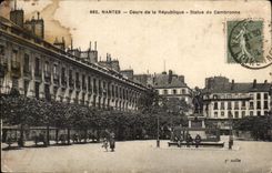 CPA Nantes Course of the Republic of Cambronne