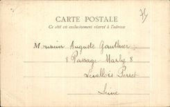 CPA Le Havre Monument Casimir Delavigne Boat