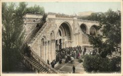 CPA Lourdes Parvis du Rosaire