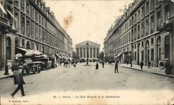 CPA Paris the Royal Street and the Madeleine