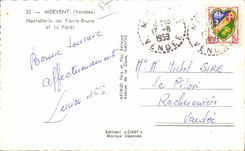 CPA Mervent (Vendee) Hostellerie de Pierre Brune et la foret