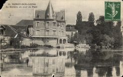 CPA Moret on Loing the River downstream from the Bridge