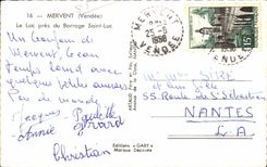 CPA Mervent Le Lac pres du Barrage Saint Luc