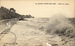 CPA Saint Aubin on Sea Effects of waves