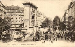 CPA Paris the Boulevard Saint Denis