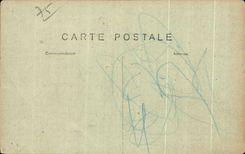 CPA Paris vieja en Arc De Triomphe de la torre Eiffel de Etoile