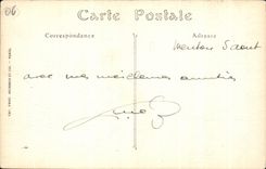 CPA Menton Vue sur le Port et l ltalie