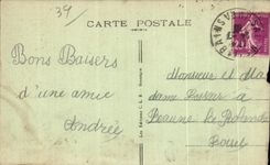 CPA Nans under Sainte Anne the Cave Sarrazine Surroundings of Saslins les Bains