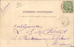 CPA Paris Park Heap Effect Snow