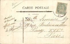 CPA Wood of Boulogne Wood the Footbridge on the Lake