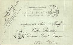 CPA Paris Effect of snow at the Bois de Boulogne