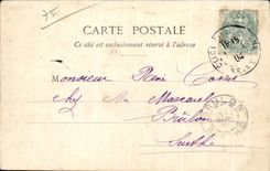 CPA Paris Lake of the Bois de Boulogne Seen on island