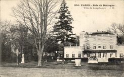 CPA Paris Lake of the Bois de Boulogne Town of Longchamps