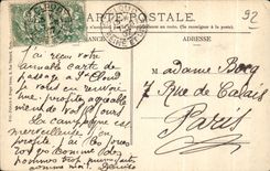 CPA Saint Cloud Old garden of Napoleon emperor