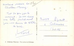 CPA Thierry Castle Seen from of the Castle