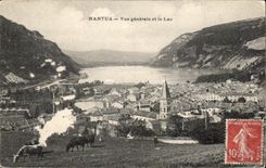 CPA Nantua View and the Lake