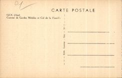 CPA Gex Barracks of the mobile guards and collar of the Sickle