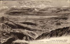 CPA Divonne les Bains Panorama seen of the Collar of the Sickle