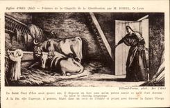 CPA Church Ars (Ain) Painting of the Vault of Glorification by Borel Cow