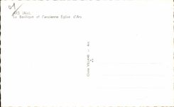 CPA Ars (Ain) the Basilica and I old Church Ars