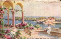CPA St Jean Cap Ferrat Vue Sur St Hospice