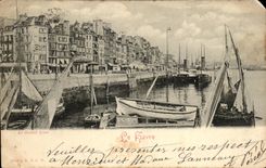 CPA Le Havre Le grand quai Bateaux