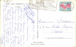 CPSM Cormery L Eglise