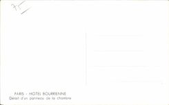 CPSM Paris Hotel Bourrienne Detail a Panel of the Room