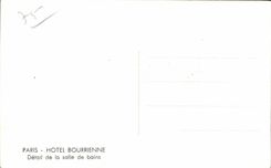 CPSM Paris Hotel Bourrienne Detail of the Bathroom