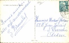 Bordes de CPSM Dax de Adour