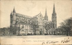 CPA Nimes Eglise St Baudille