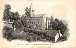 CPA Graville Church Sainte Honorine