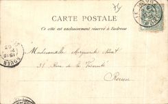 CPA Normandy Graville Sainte Honorine old abbey