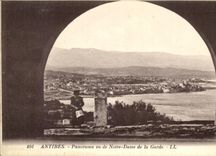 CPA Antibes Panorama Vu De Notre Dame de la Garde