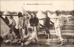 CPA Camp de Mailly La Lettre a la Payse Militaria