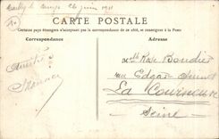 CPA Camp de Mailly La Lettre a la Payse Militaria