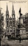 CPA Marseille Monument des Mobiles et Eglise des Reformes