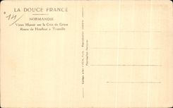 CPA Normandie Vieux Manoir sur la Cote de Grace Route de Honfleur a Trauville