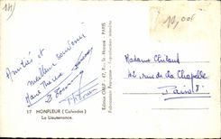 CPA Honfleur (Calvados) La Lieutenance