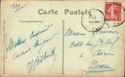 CPA Deauville the Flowered Beach the Basins Boats